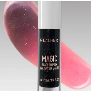 REALHER Magic Black to Pink Watery Lip Stain NEW